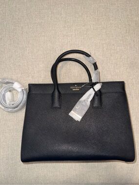 Kate Spade Black Structured Satchel – NWT